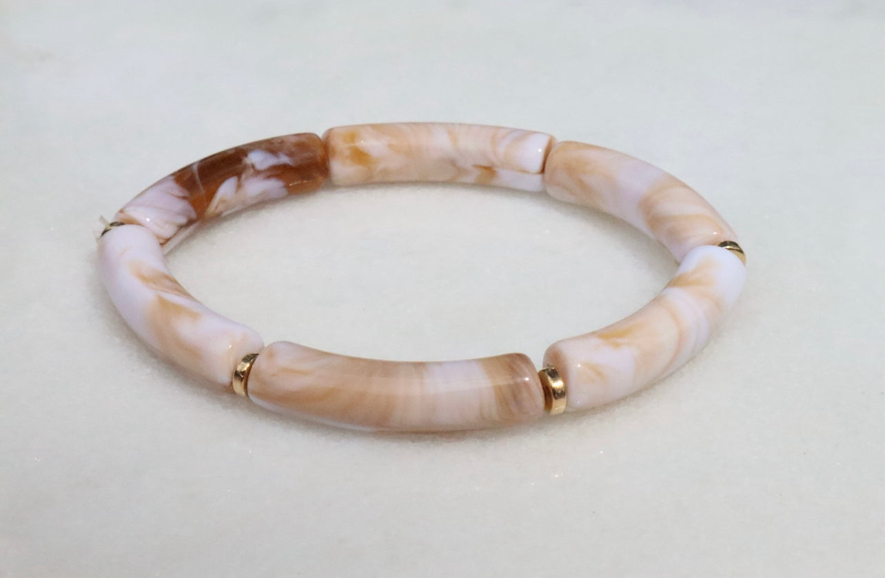 Acrylic Tan Bracelets