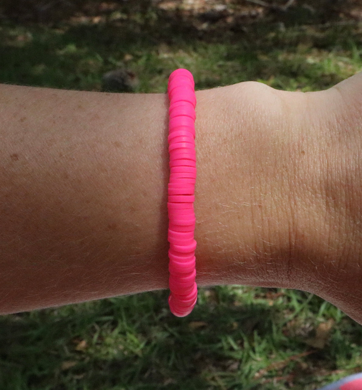 Barbie Pink Clay Bracelet