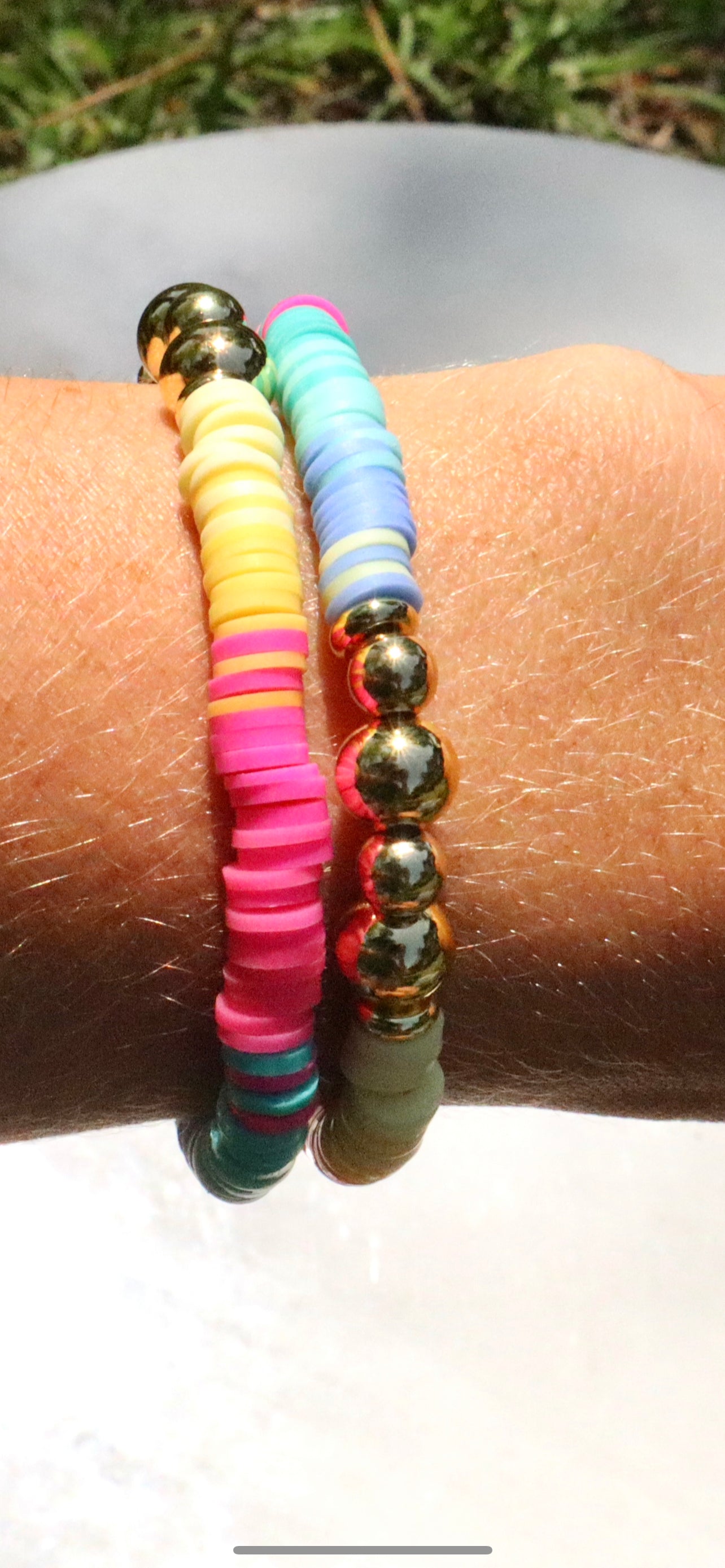 Color Pop Clay Bracelet