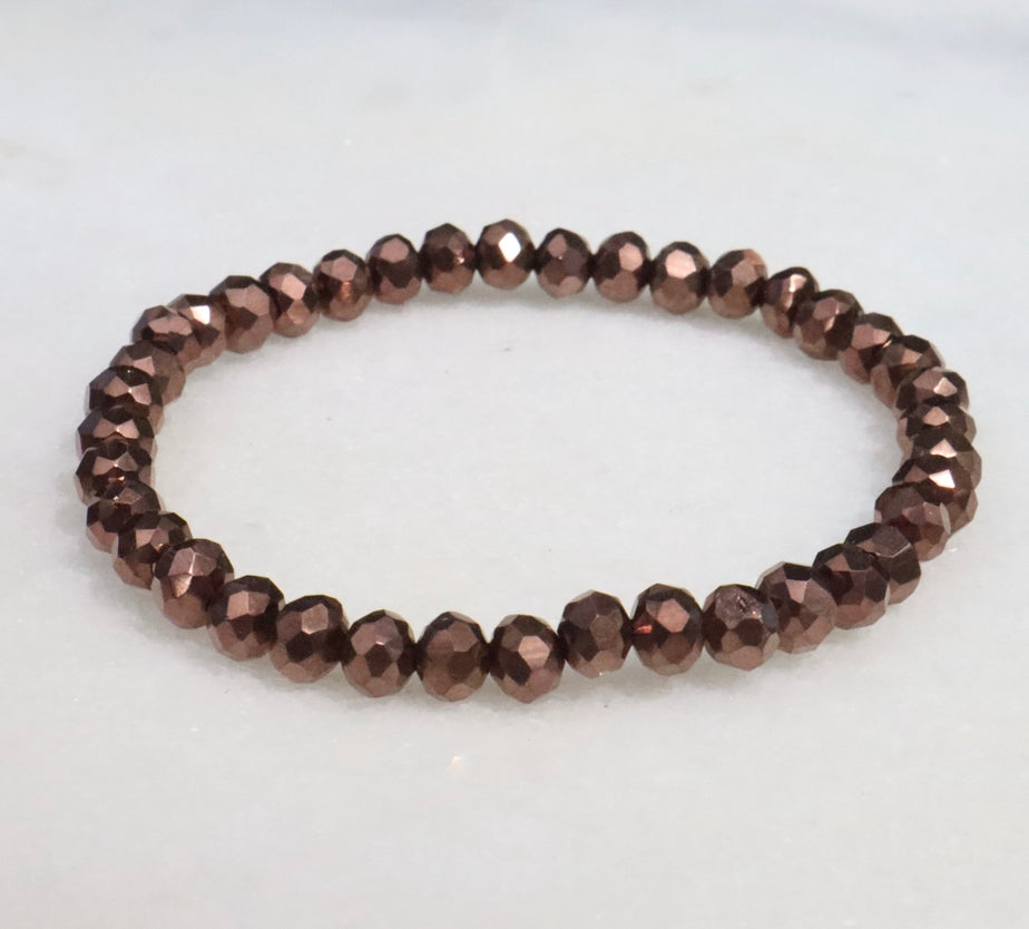 Brown Crystal Bracelet