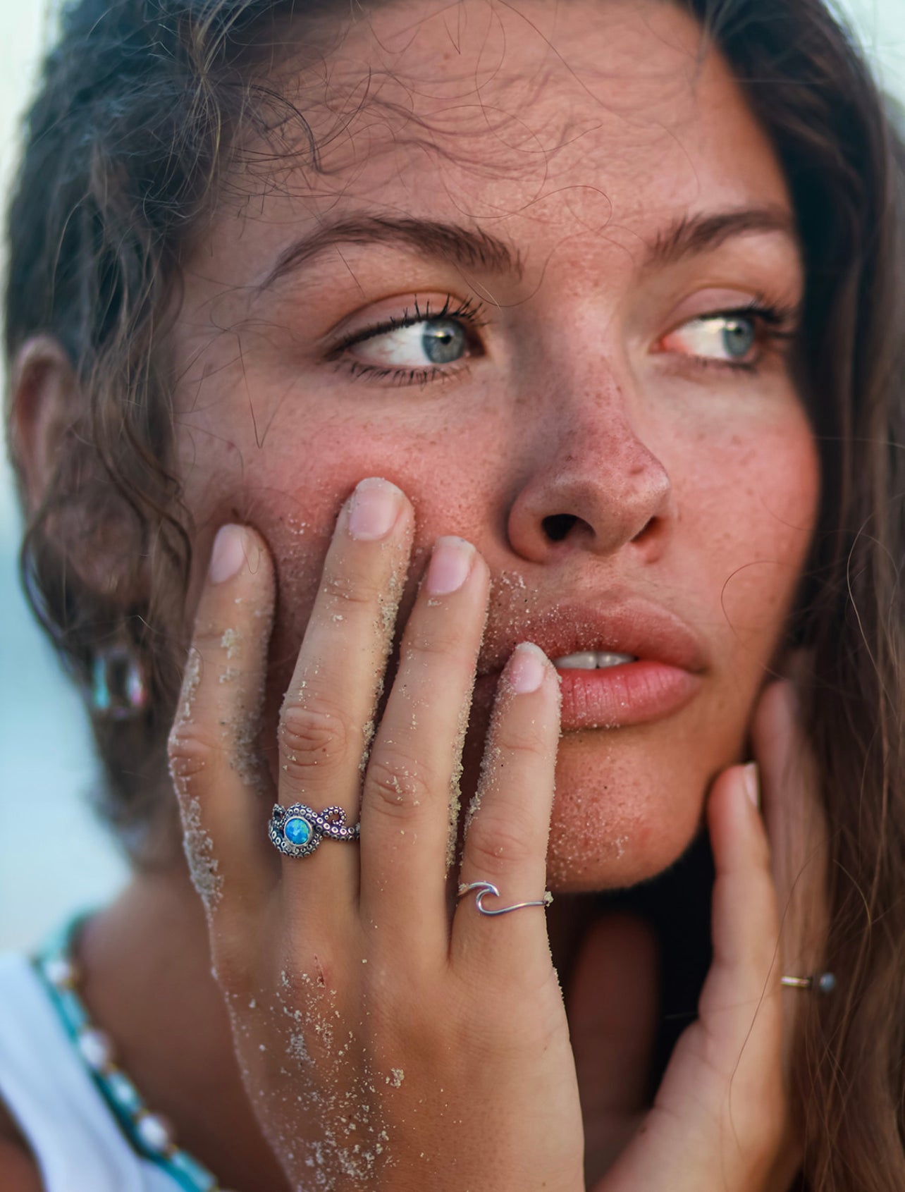 Sterling Silver Wave Ring