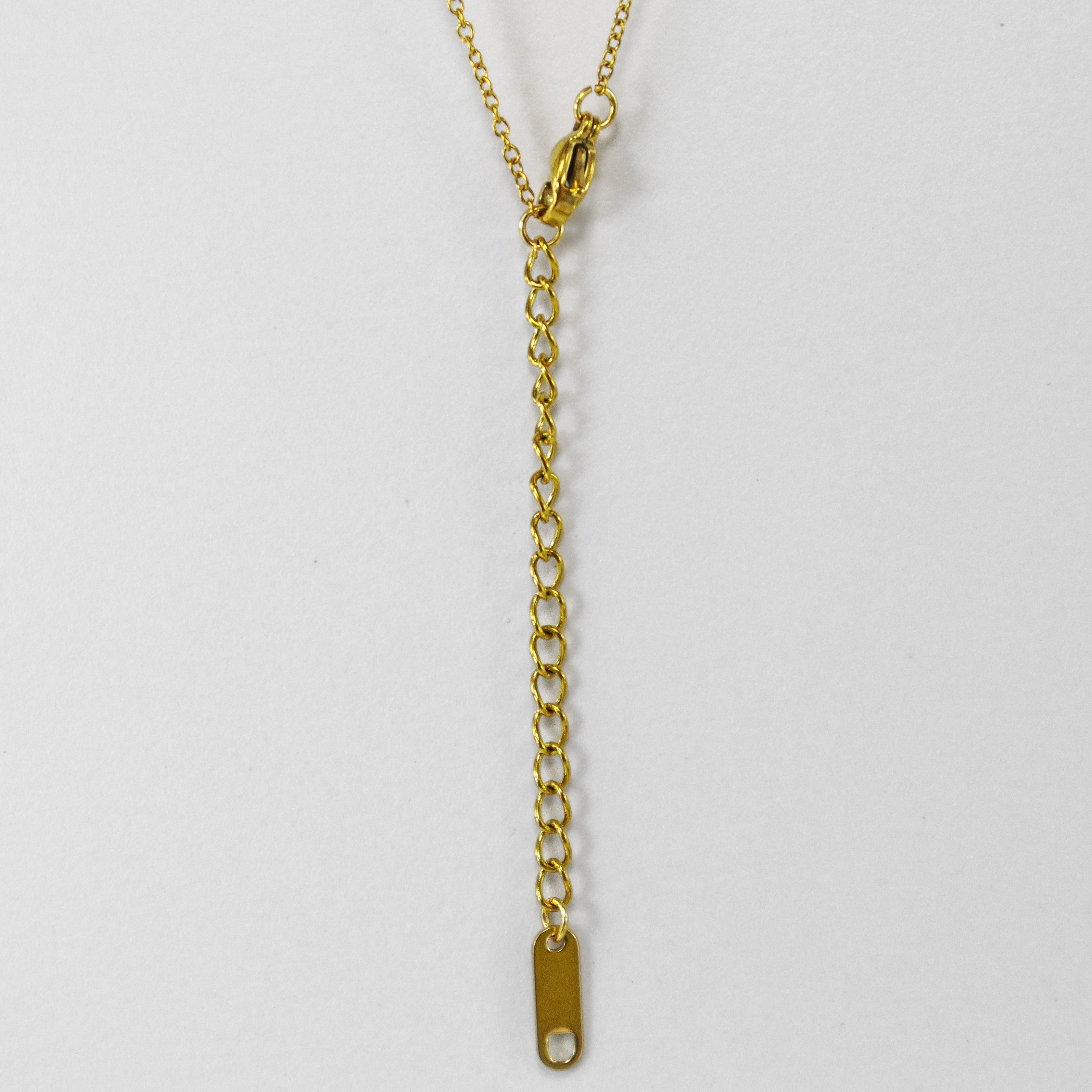 Gold Fresh Water Pearl Curb Link Necklace