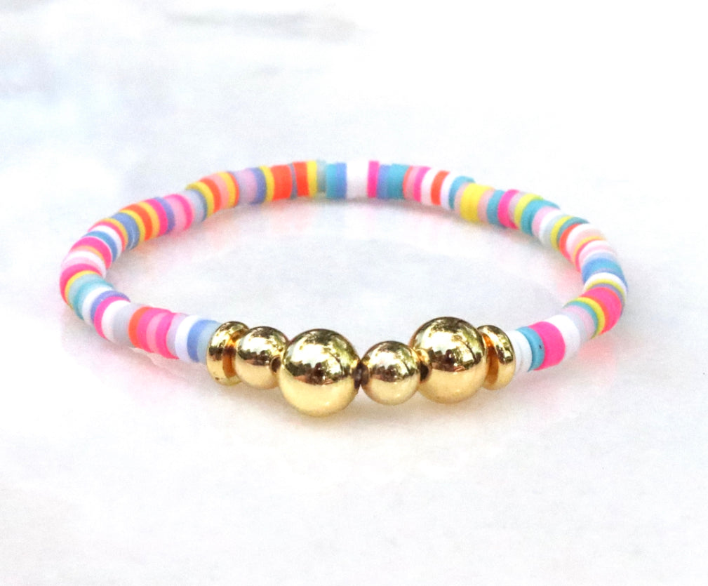 Color Pop Clay Bracelet