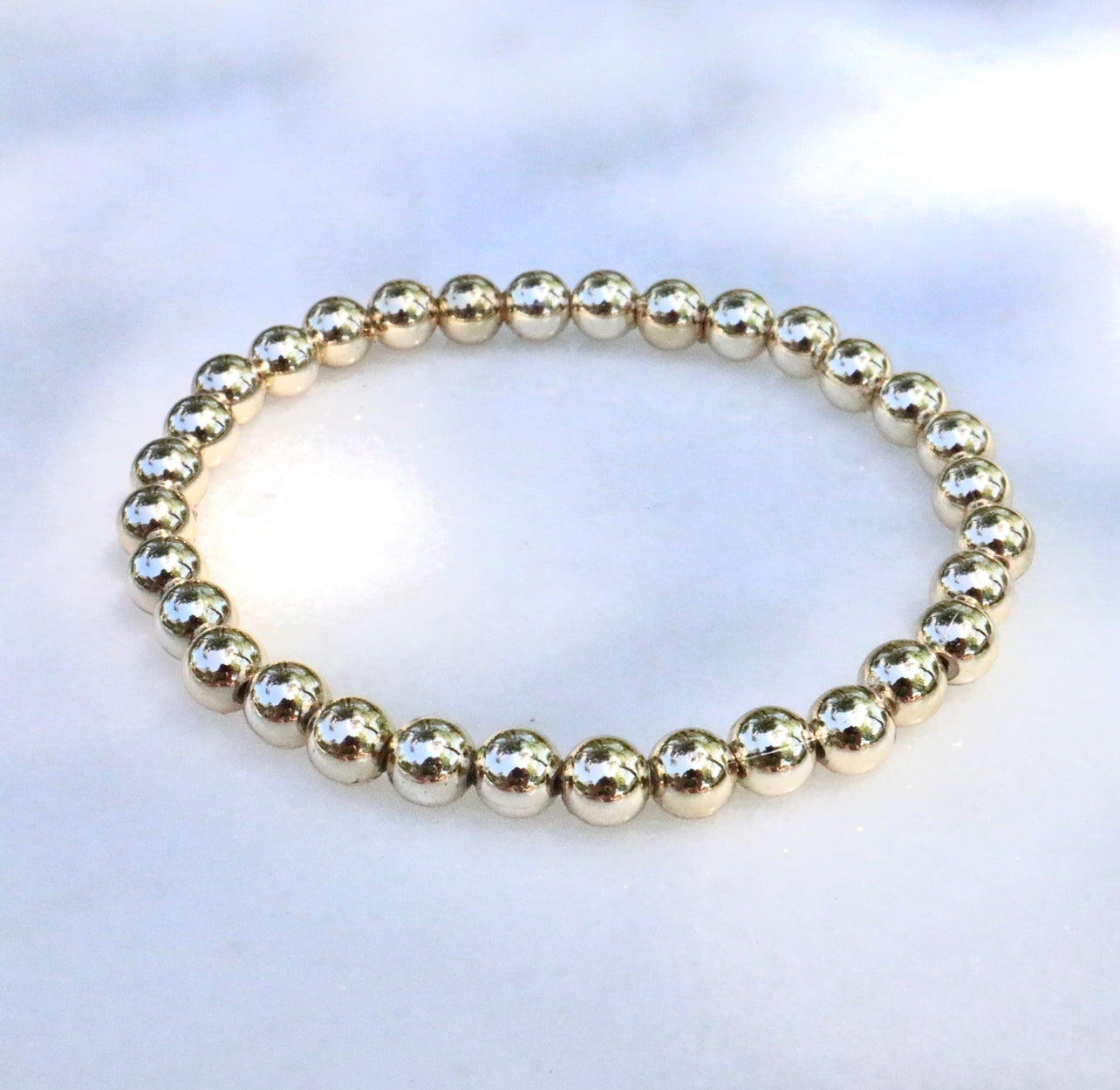 Gold Beaded Bracelet