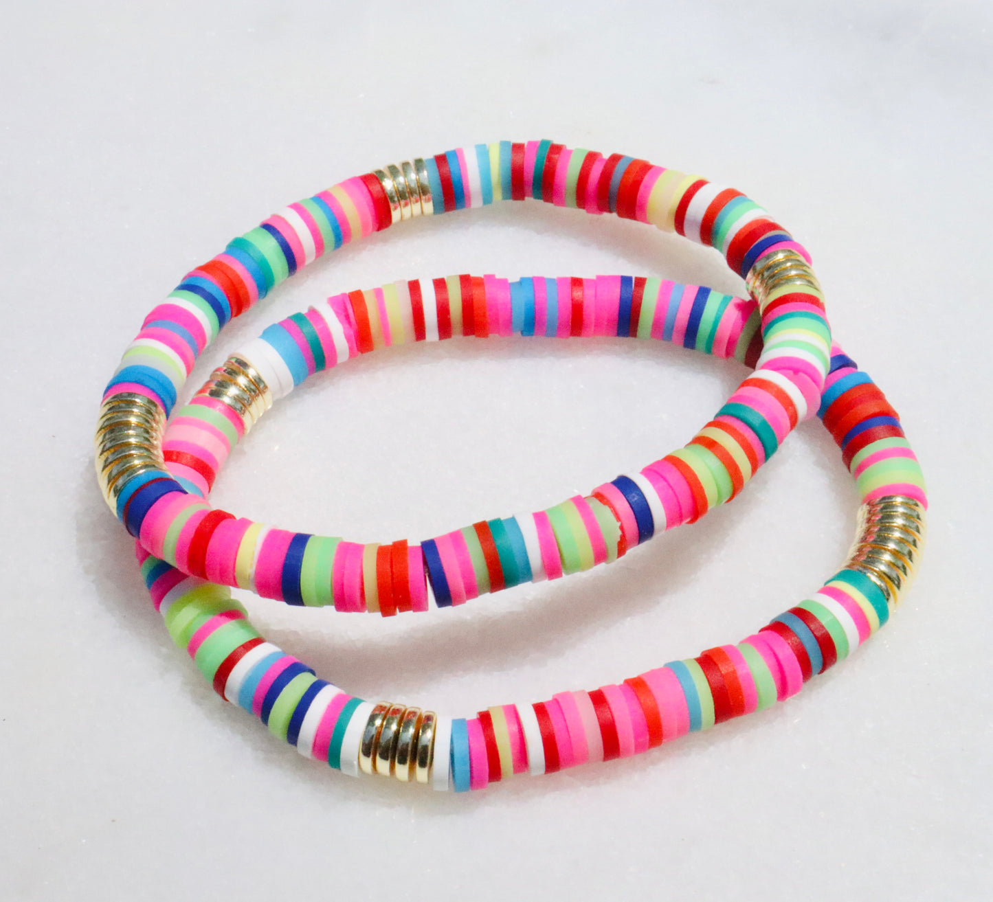 Multicolor Clay Bracelet