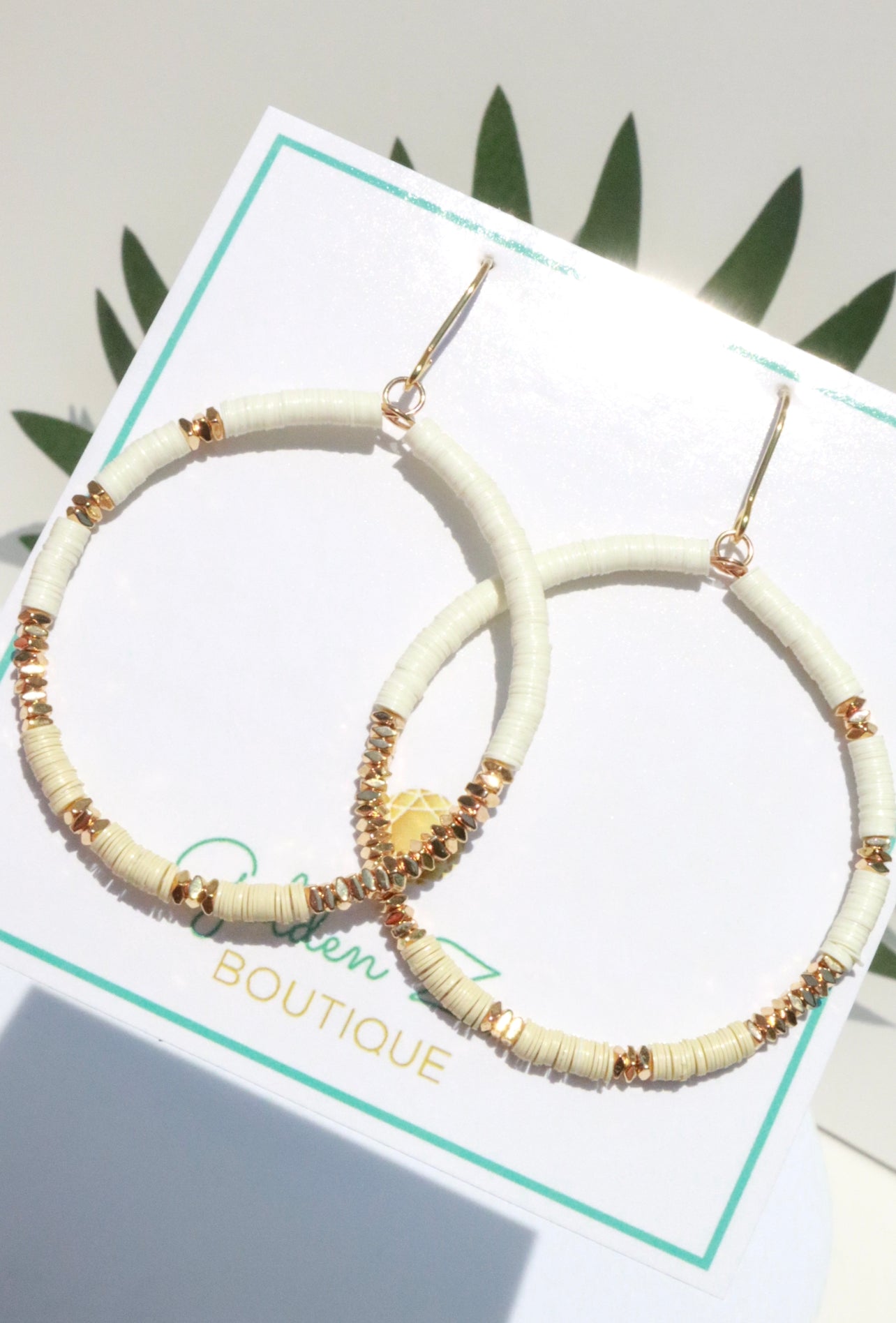 Navarre Sands Neutral Clay Hood Earrings