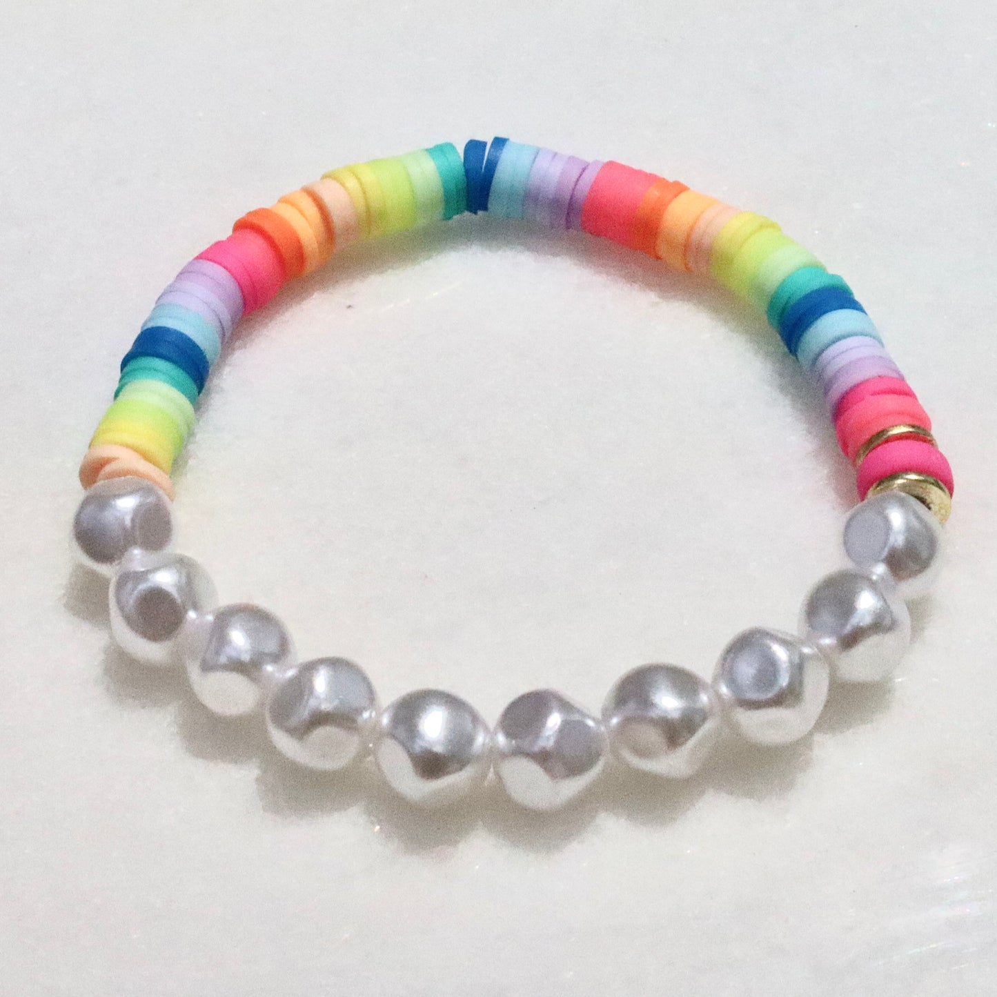 Multicolor Clay Bracelet
