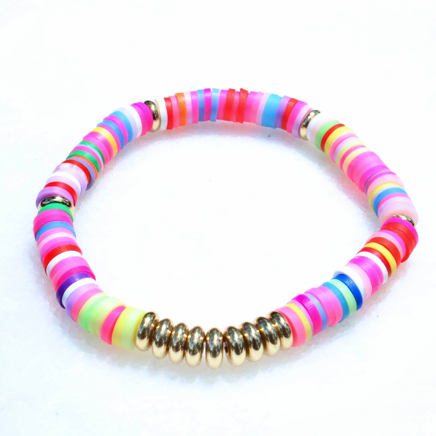 Pop of Color Clay Bracelet