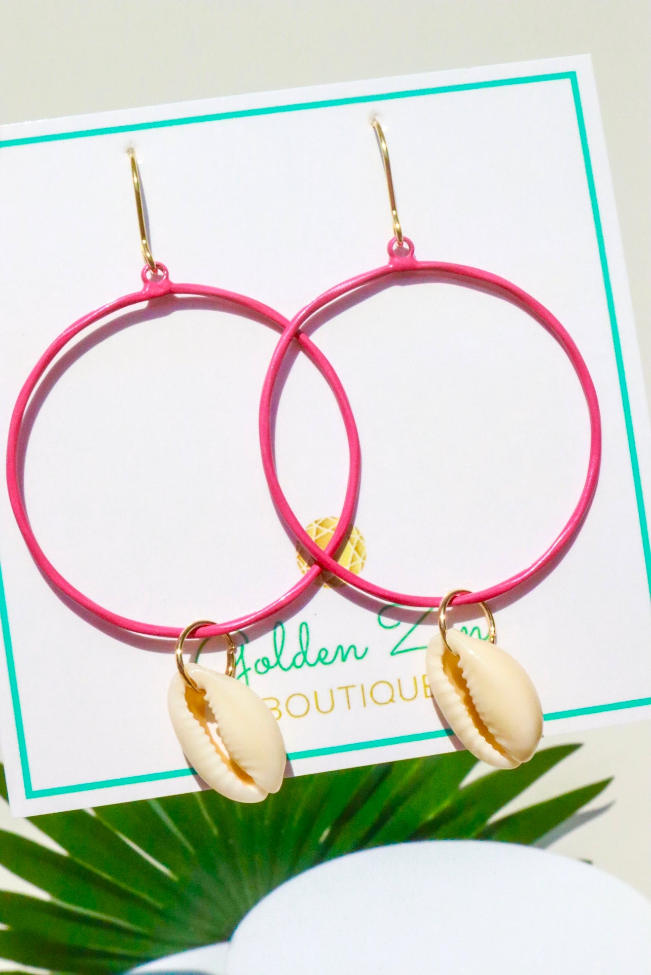 Hot Pink Beach Barbie Earrings