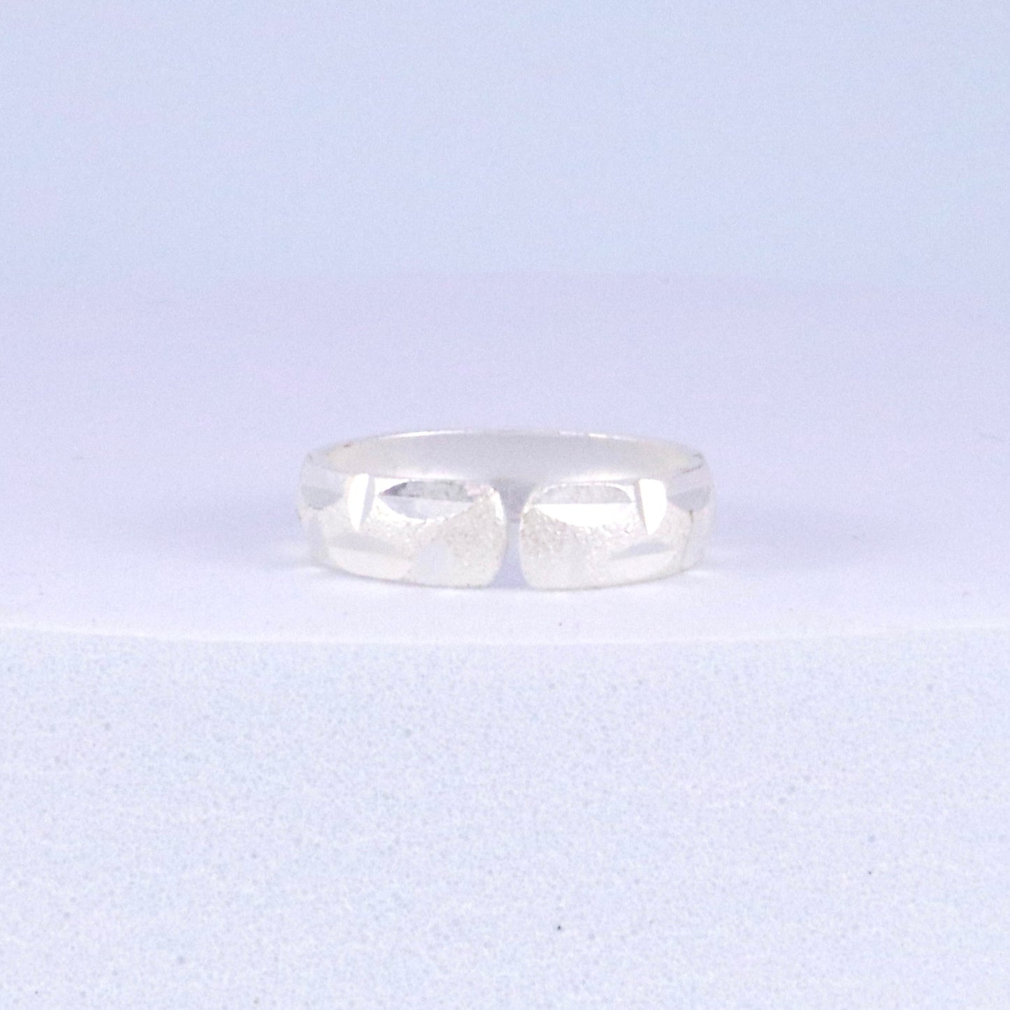 Laser Cut Sterling Silver Toe Ring