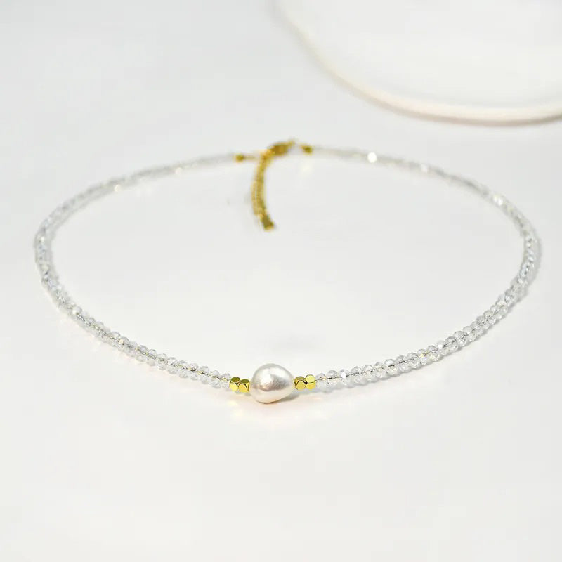 Diamond Crystal Necklace