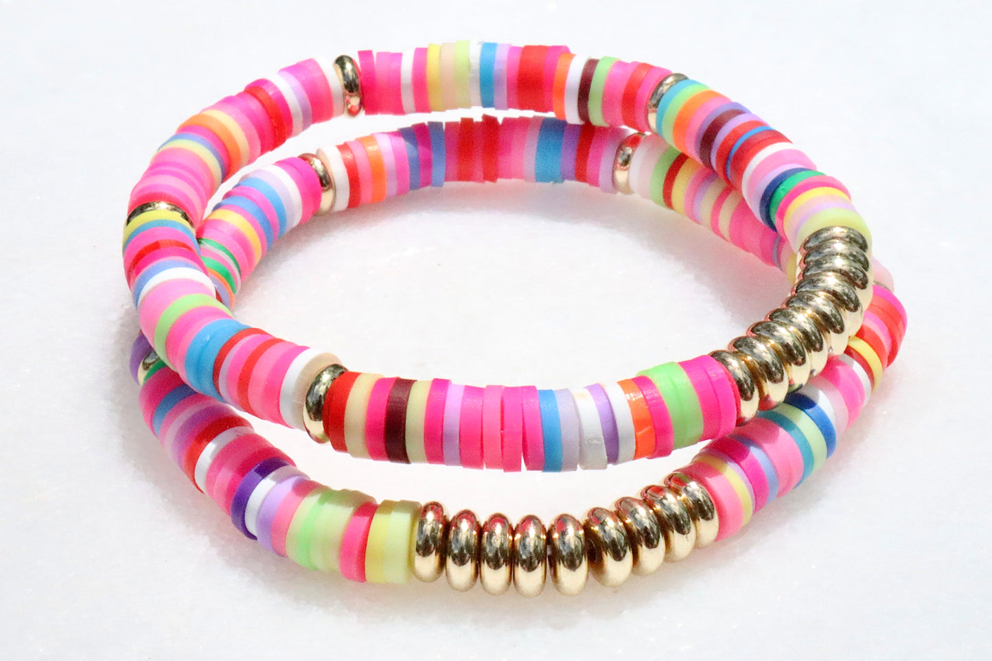Pop of Color Clay Bracelet