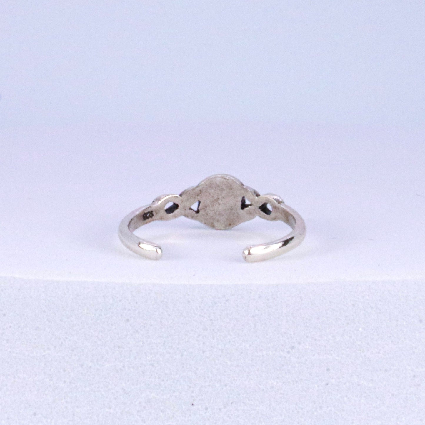 Blue Opal & Sterling Silver Toe Ring