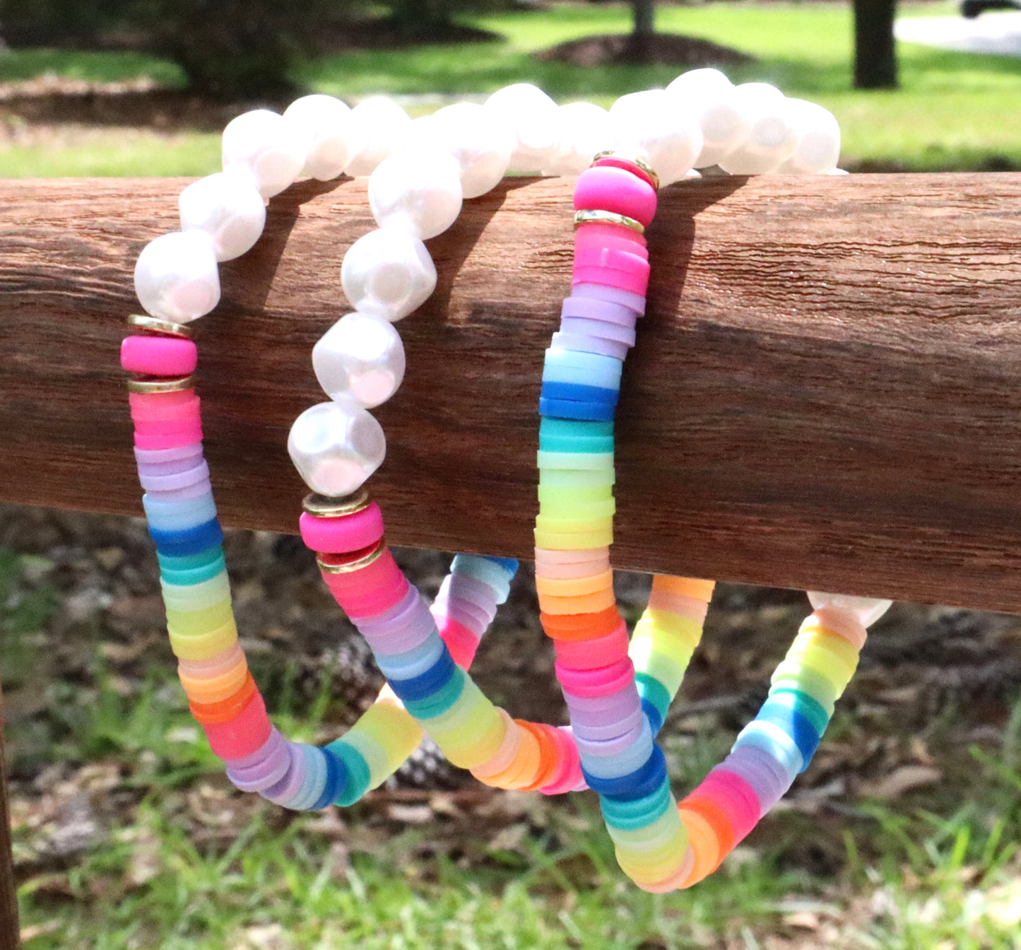 Multicolor Clay Bracelet