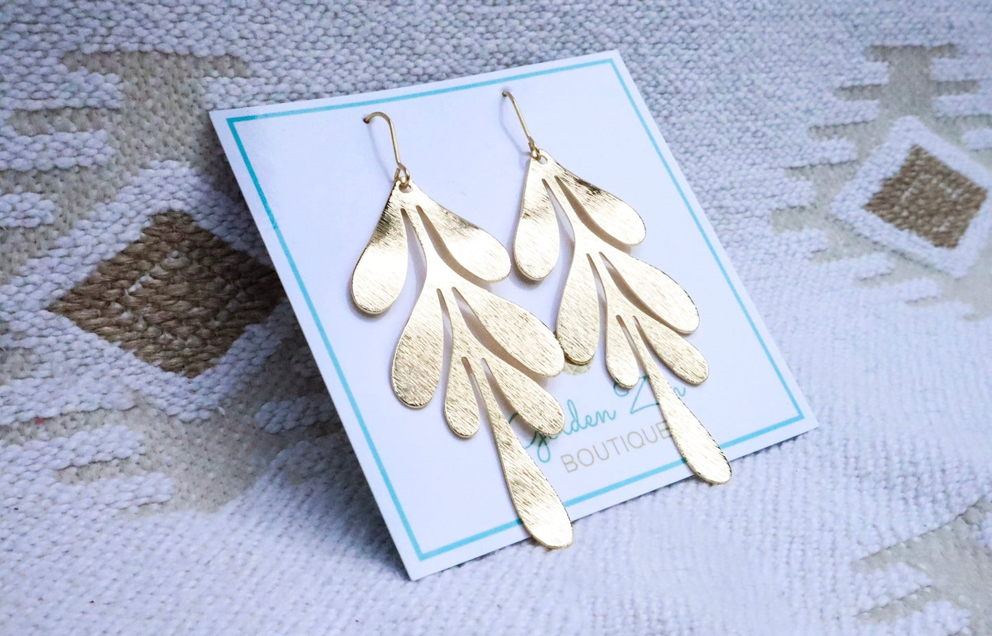 Golden Statement Earrings