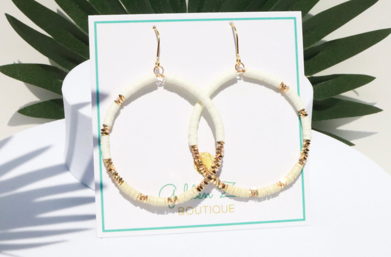 Navarre Sands Neutral Clay Hood Earrings