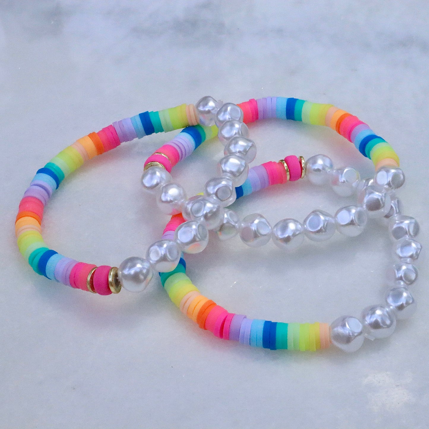 Multicolor Clay Bracelet