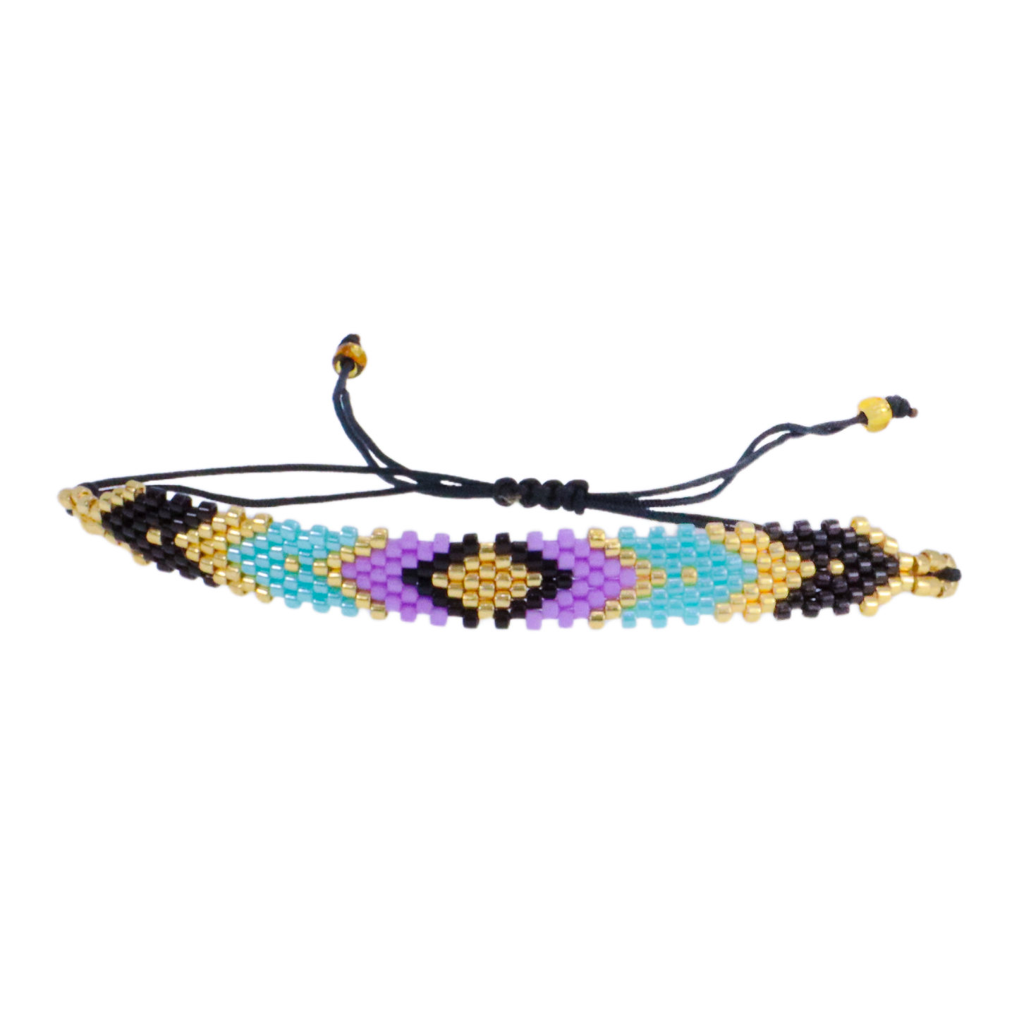 Adjustable Western Style Woven Seed Bead Bracelet / Anklet