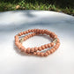 Mauve Pink Wooden Bracelet