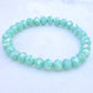 Sea Foam Green Crystal Bracelet