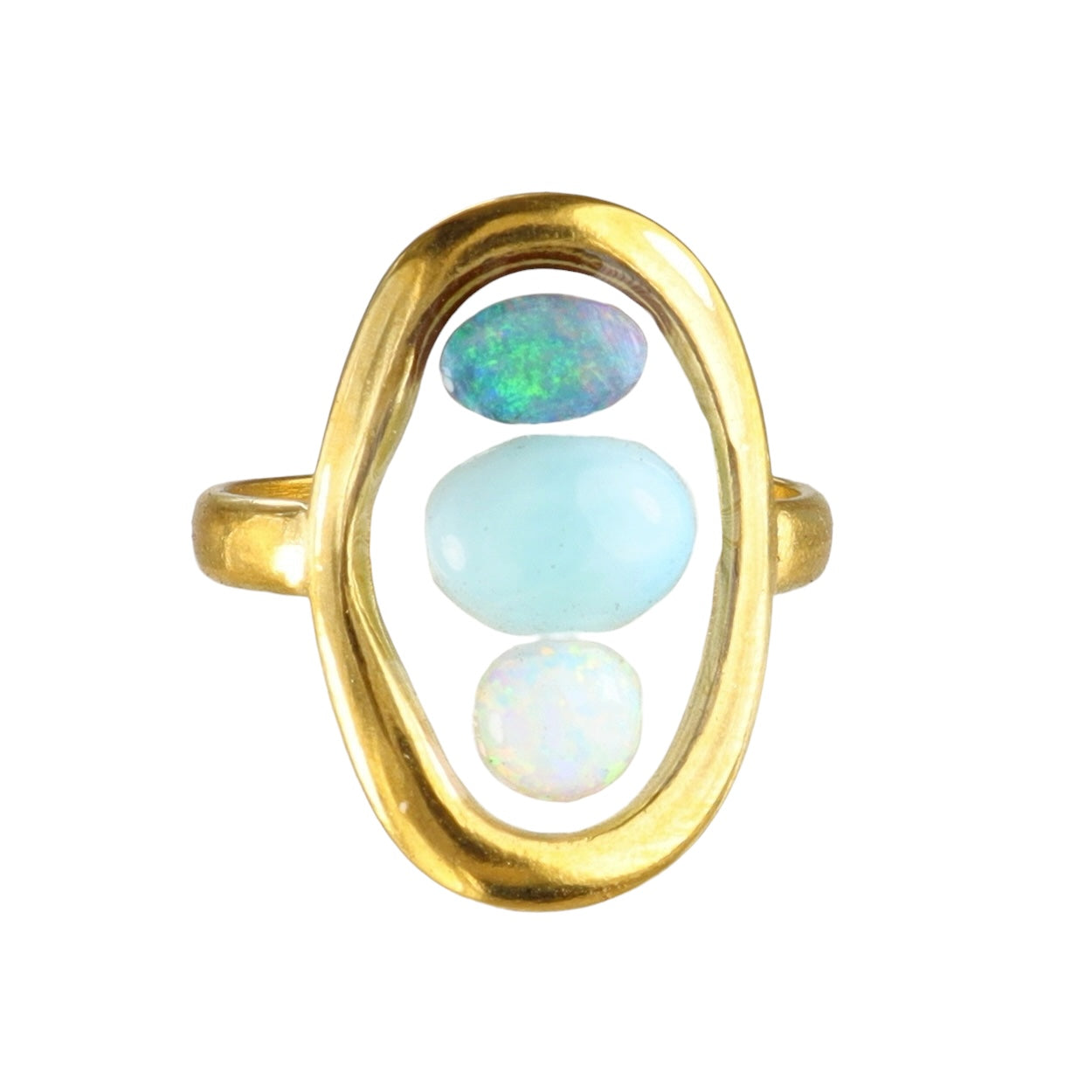 Dominican Glow Larimar Ring