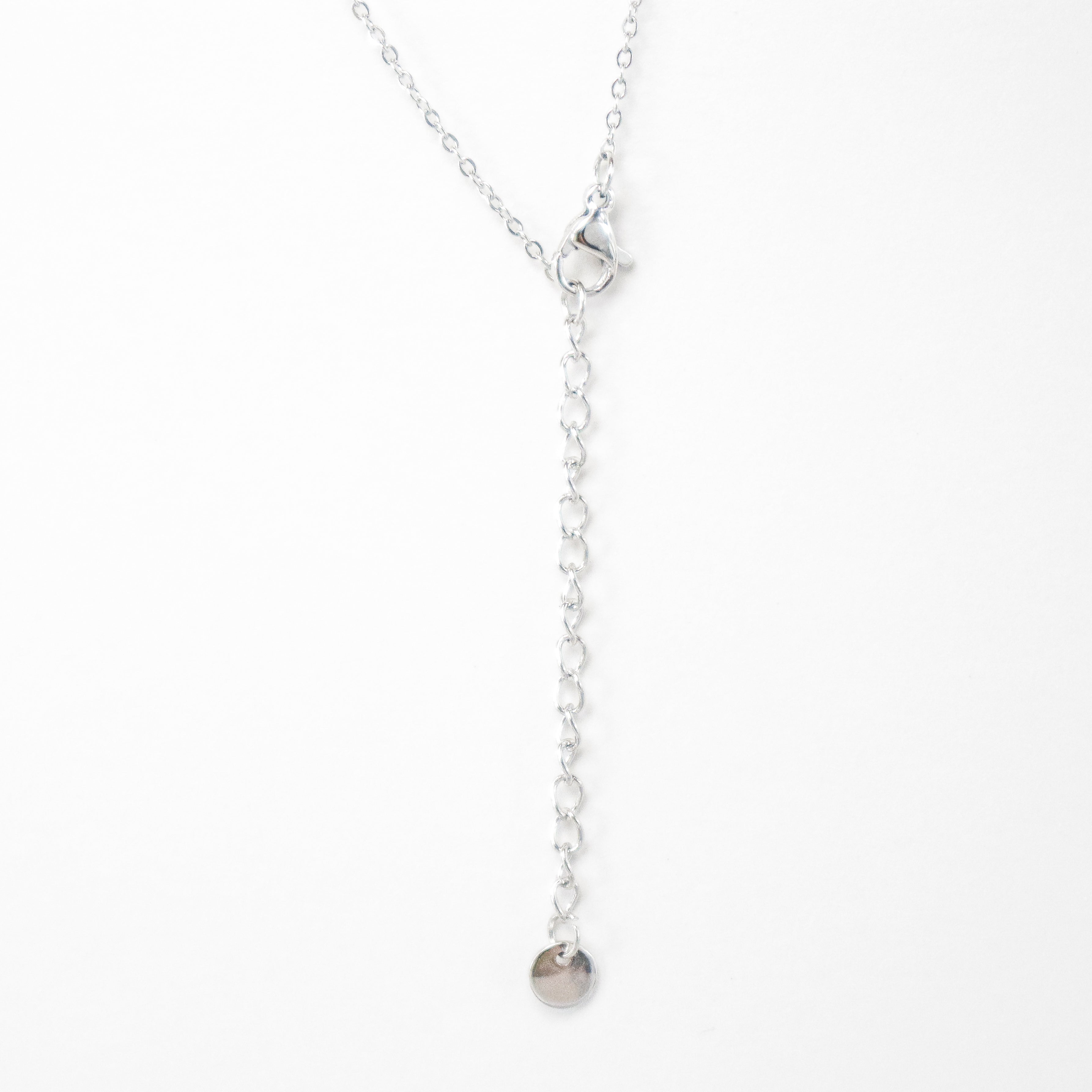 Reversible Dainty Silver Star Necklace