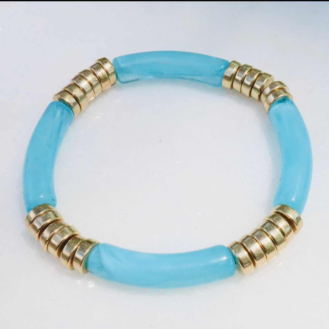 Acrylic Maui Blue Bracelet