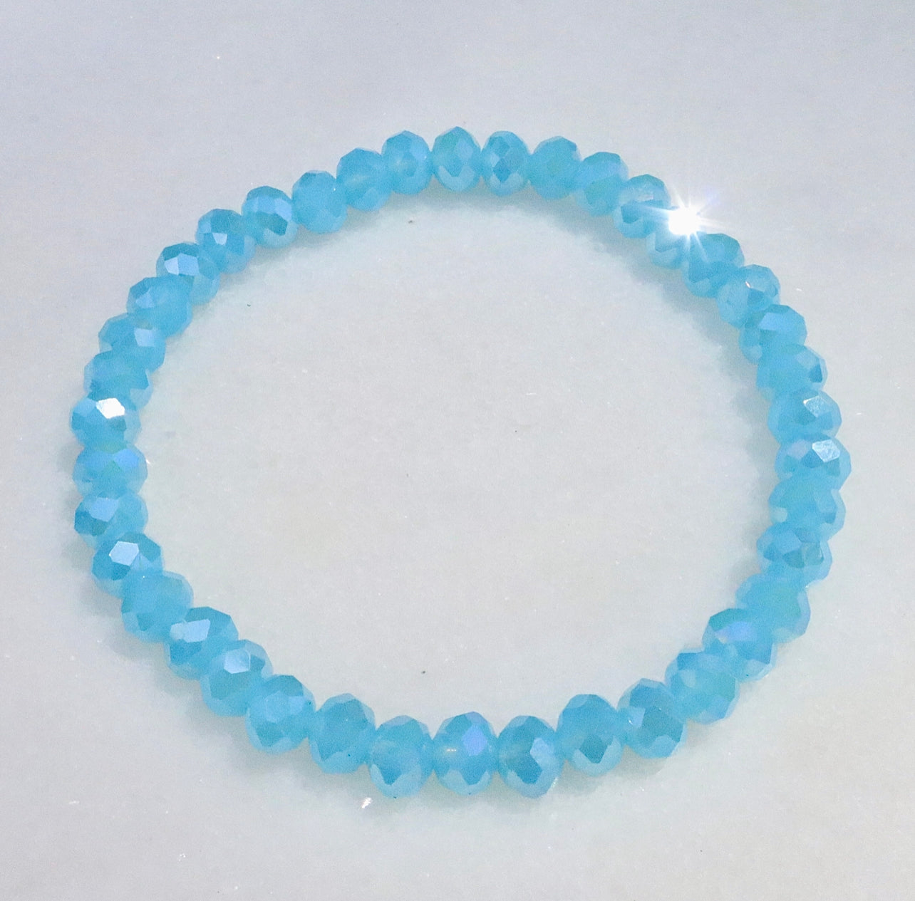 Blue Czech Crystal Bracelet