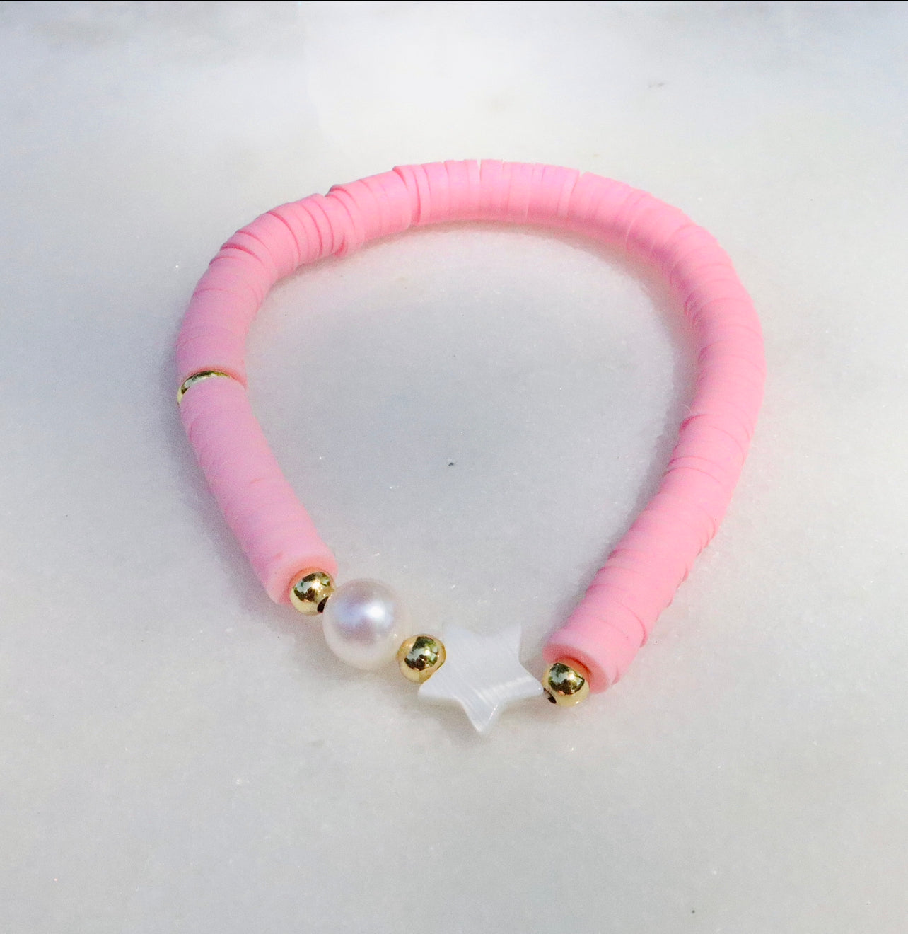Pearl & Mother of Pearl Baby Pink Bracelet