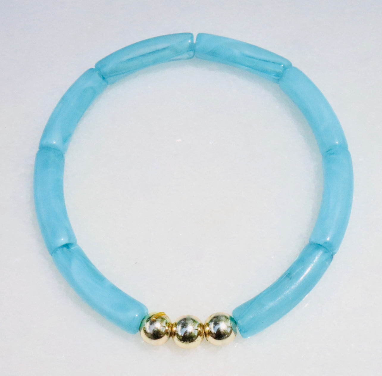 Acrylic Maui Blue Bracelet