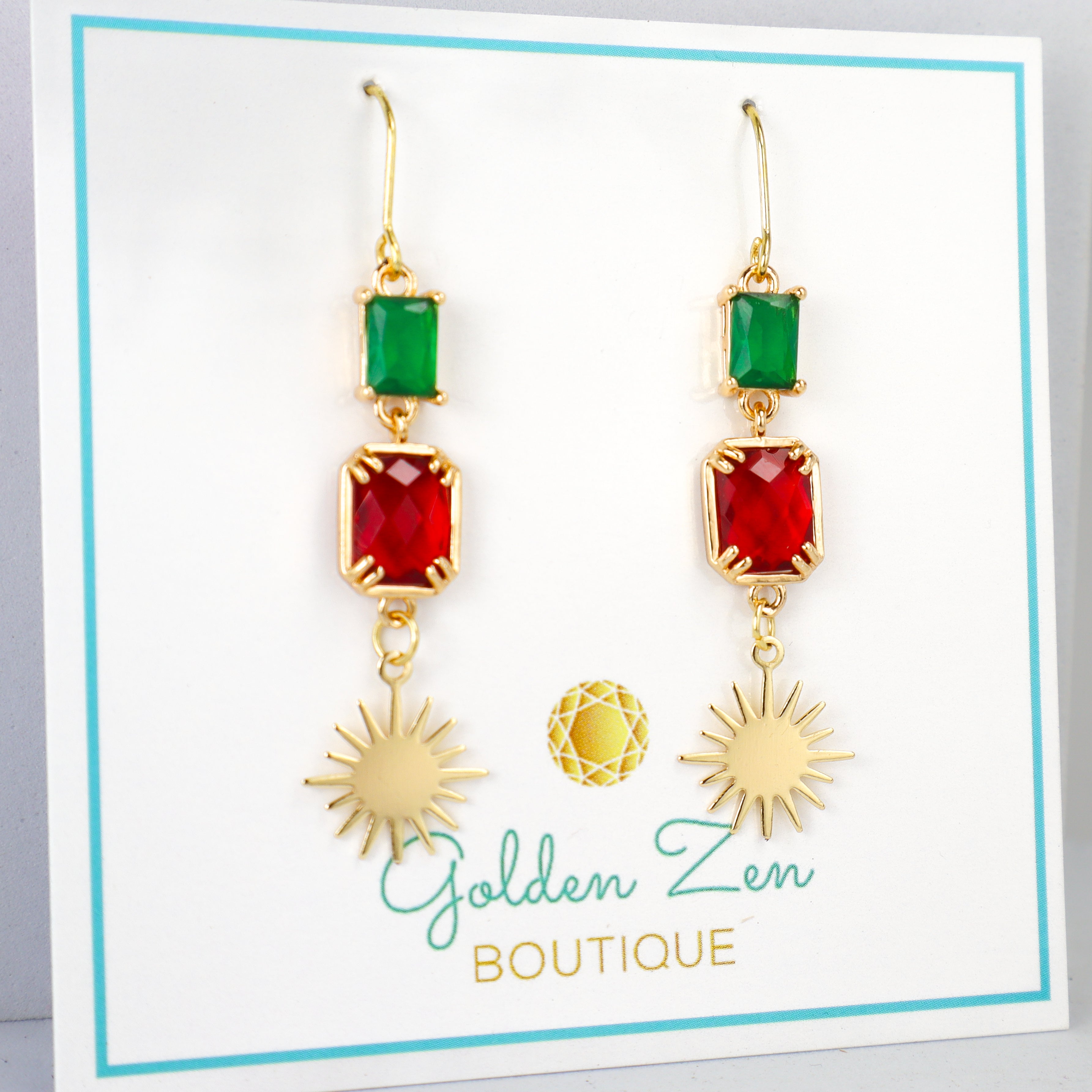 Christmas Holiday Dangle Earrings