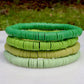 Green Clay Bracelets