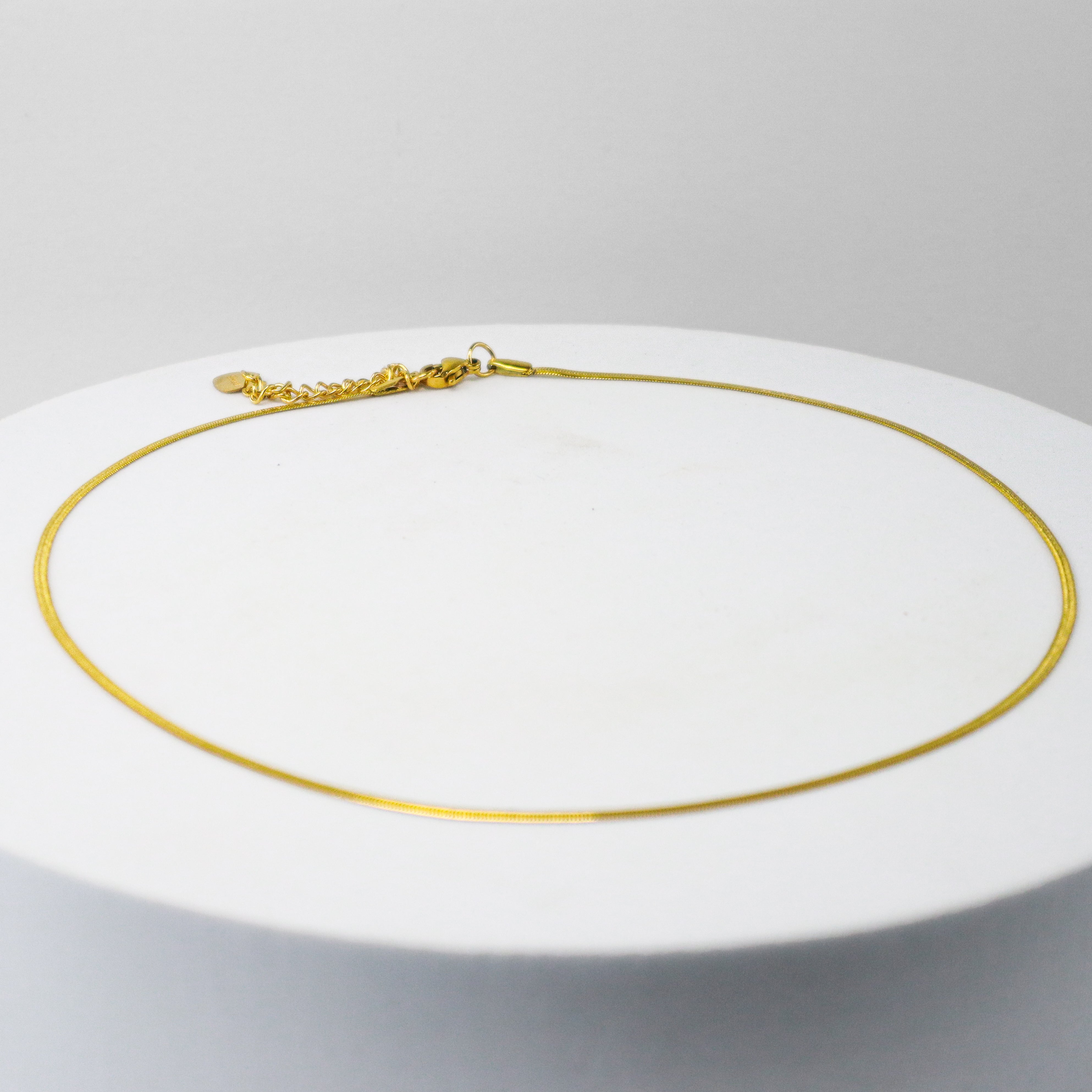 Gold Herringbone Chain