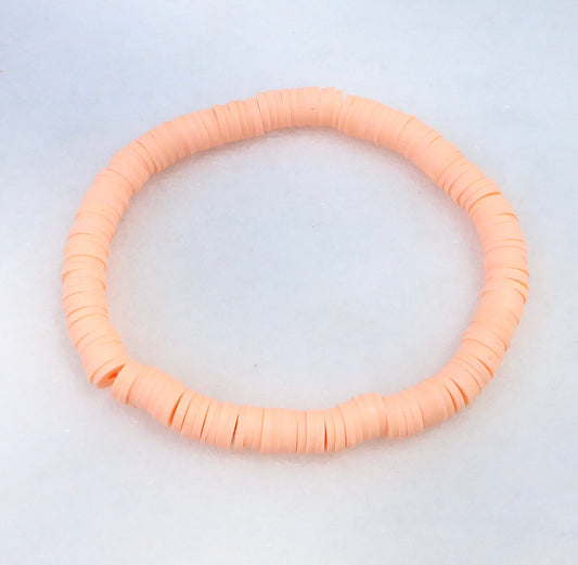 Peach Clay Bracelet
