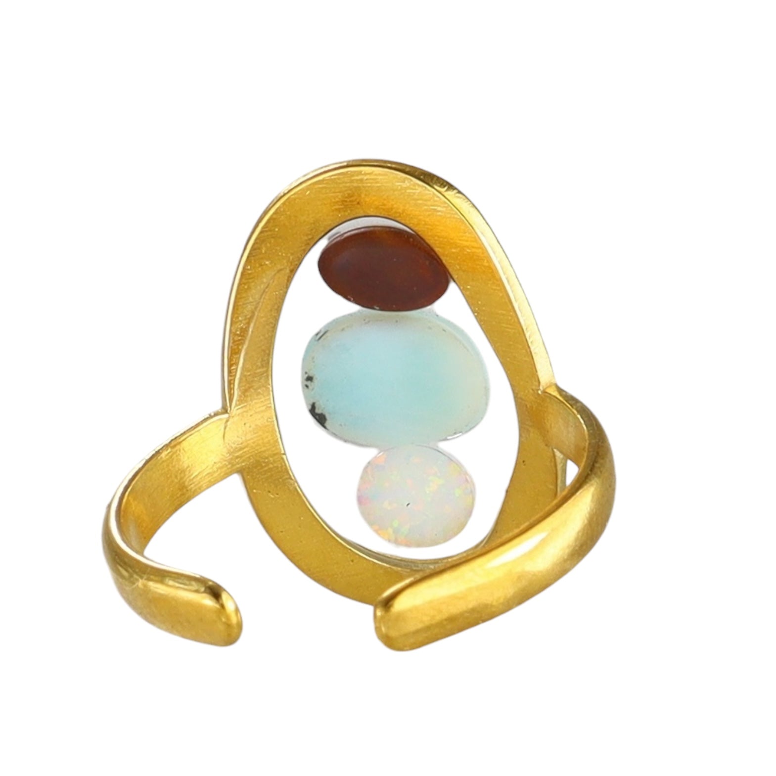 Dominican Glow Larimar Ring