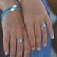 Sterling Silver & Turquoise River Ring