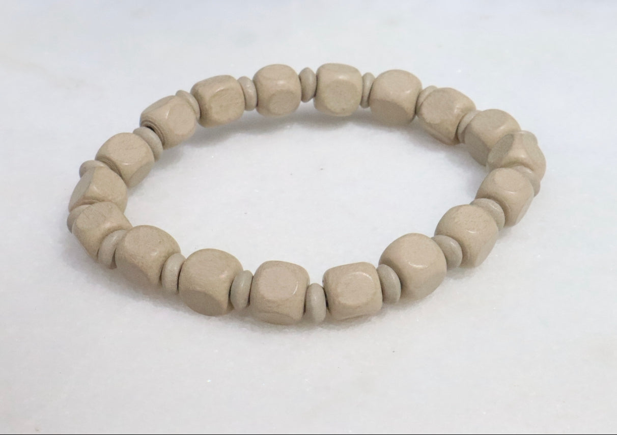 Neutral Wooden Bracelets