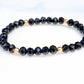 Black & Gold Crystal Bracelet