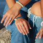 Sterling Silver & Turquoise River Ring
