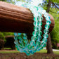 Iridescent Green Mermaid Bead Bracelet