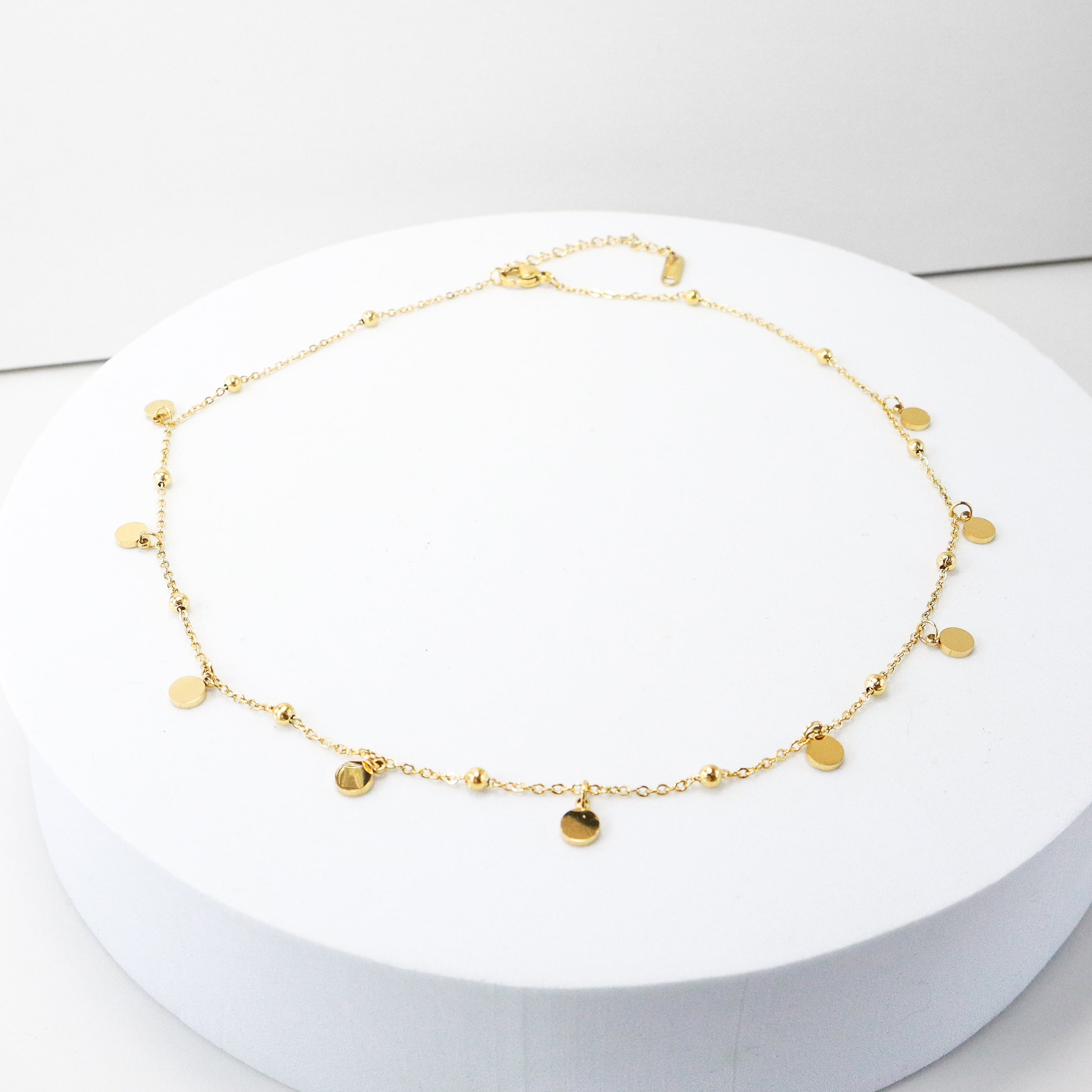 Dainty Gold Charm Necklace