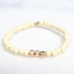 Pale Yellow Wooden Bracelet