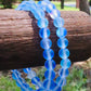 Iridescent Blue Mermaid Bead Bracelet