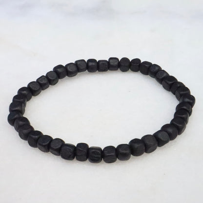 Black Wooden Bracelets