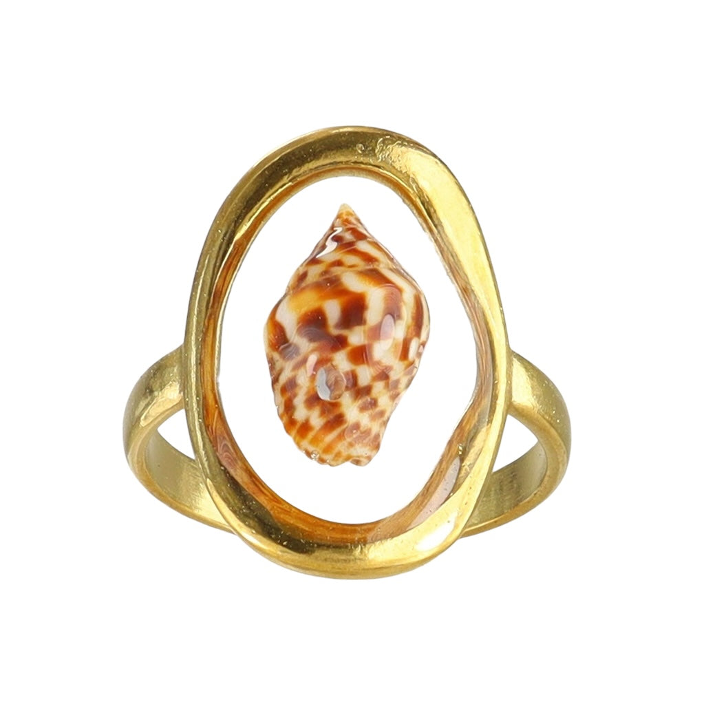 Tiger Shell Ring
