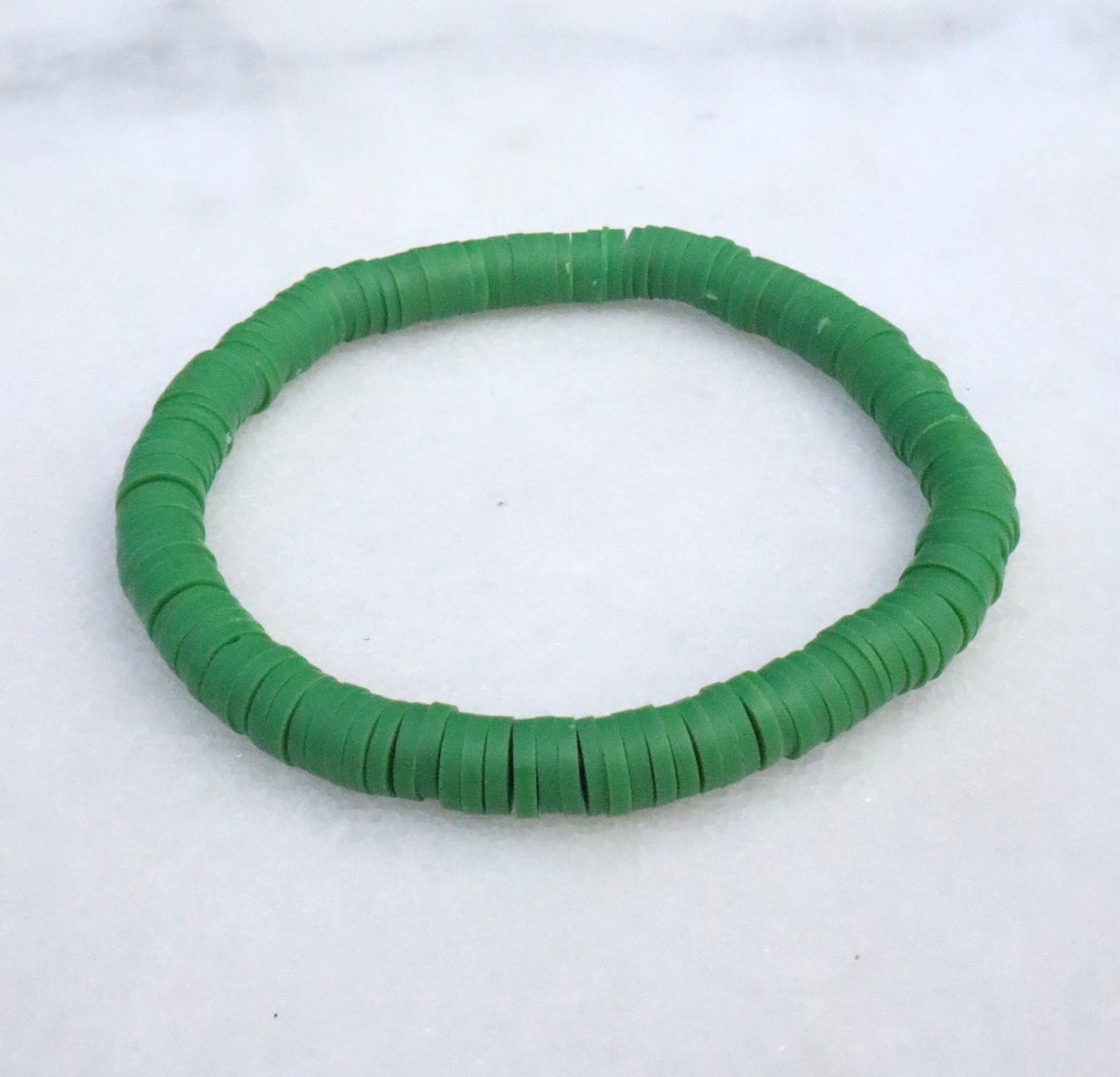 Green Clay Bracelets
