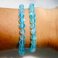 Iridescent Blue Mermaid Bead Bracelet