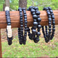 Black Wooden Bracelets