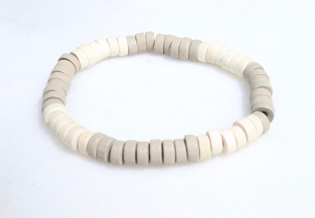 Neutral Wooden Bracelets