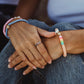 Sterling Silver Rainbow Sapphire Chakra Ring
